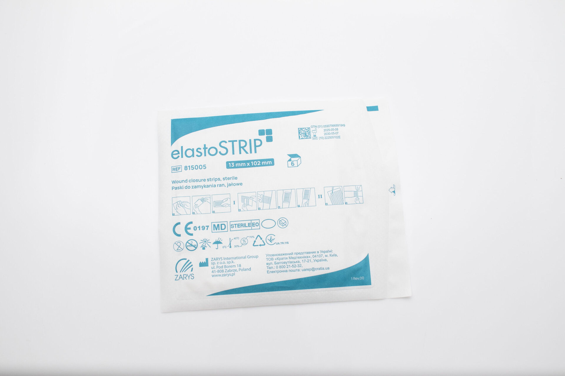 Zarys - Hechtstrips, Per 50 Stuks, Verschillende Maten - Afmeting: 13 Mm X 102 Mm